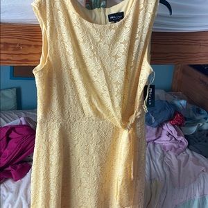 RN Studio yellow dress
